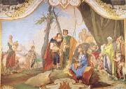 Giovanni Battista Tiepolo Rachel Hiding the Idols from her Father Laban (mk08) Sweden oil painting reproduction